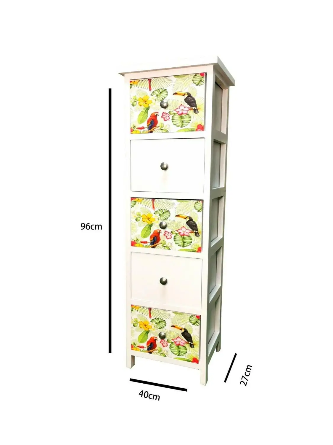Cajoneras лак де 5 Cajones Lacado De серии тропический 27x96x40 Envió Rapido Desde Испании|Наборы для
