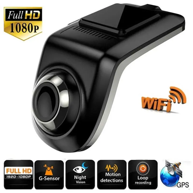 Wi-Fi мини-камера Автомобильный видеорегистратор 1080P Full HD Dash Cam g-сенсор видео рекордер монитор парковки ночного видения Автомобильный видеорегистратор