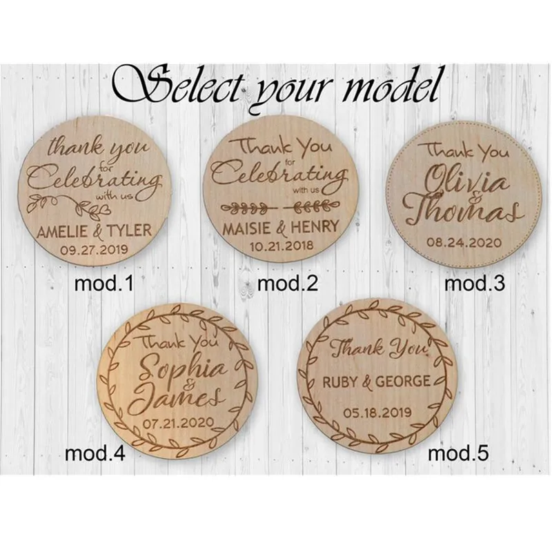 Магнит для сохранения даты деревенские потертые Свадебные сувениры вечеринки