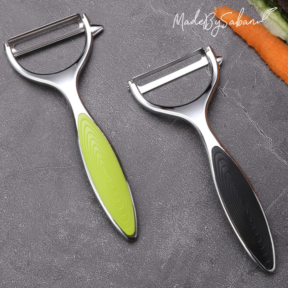 

Stainless Steel Peeler For Fruits and Vegetables Fast Peeling Knife Sharp and Durable Fruit Peeler Kitchen Gadget