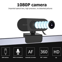 full hd 1080p webcam computer pc web camera with microphone rotatable cameras for live broadcast video calling conference work