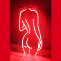 custom neon sign woman body sexy lady back neon sign flex led neon light sign bar shop party bithday room wall decoration