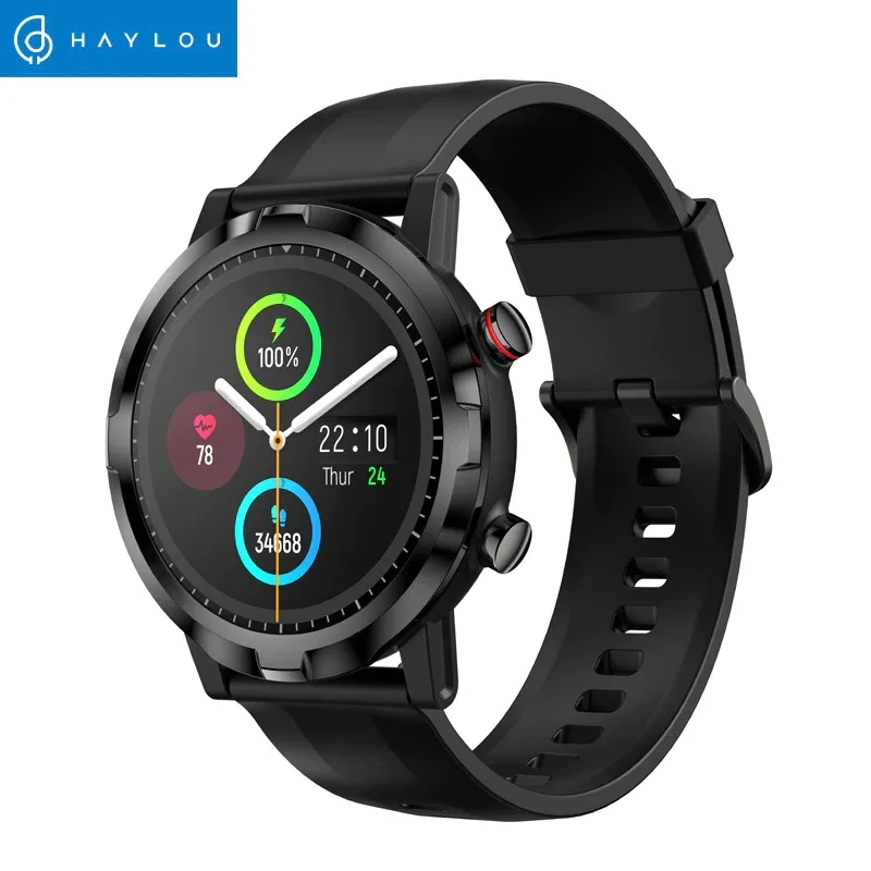 

Смарт-часы Haylou RT LS05S мужские, водонепроницаемые, с Bluetooth, пульсометром, для плавания, фитнеса