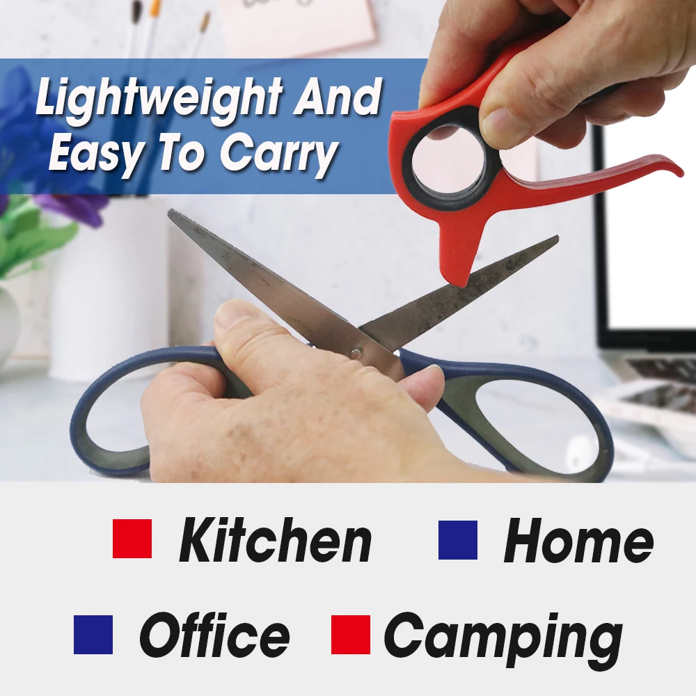 Переносная точилка для ножей легко носить с собой прочная Вольфрамовая сталь