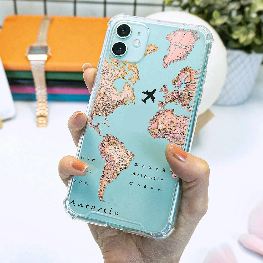 2021 Роскошные самолеты Карта Дизайн чехол для мобильного телефона IPhone 11 забавные