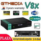 DVB-ss2s2x рецептор V8X Встроенный Wi-Fi 1080p FTA V9 prime H.265 спутниковый ресивер доставка из Испании V7 s2x с USB Wi-Fi без приложения