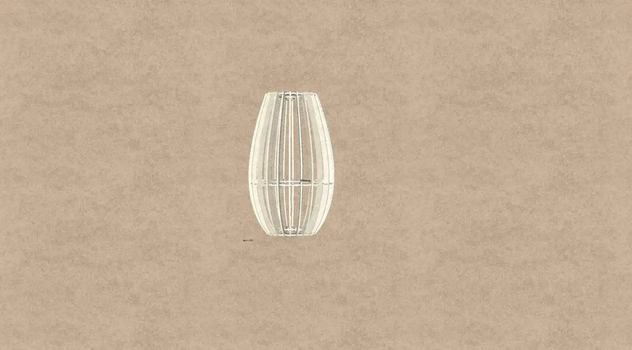 

Edile Decorative Mdf Wood Chandelier