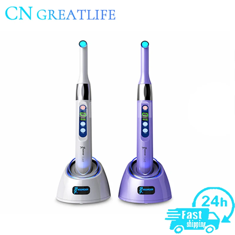 

Стоматологическая инструзия 1 сек отверждения Стоматологическая светодиодная цветная лампа Беспроводная Светодиодная лампа отверждения ...