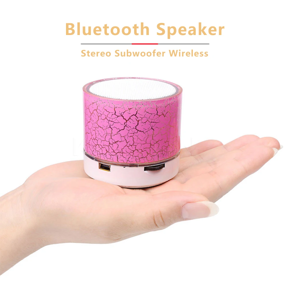 Фото Bluetooth колонка беспроводной стереосабвуфер звуковая поддержка tf карты цветной