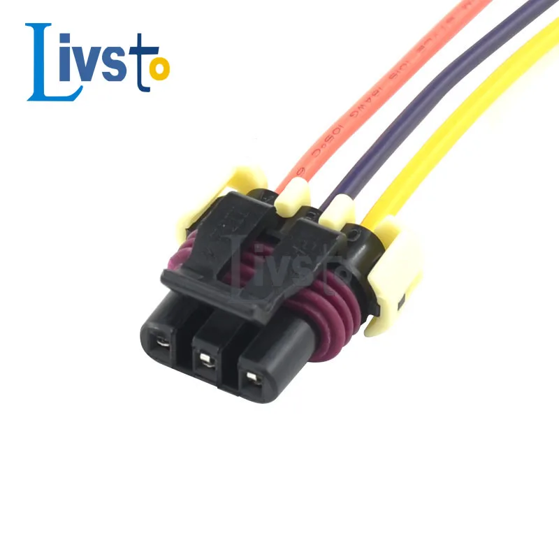 1 комплект, 3 контакта, серия 1,5, датчик положения подшипника, 12059595 водонепроницаемый автомобильный соединитель жгута проводов