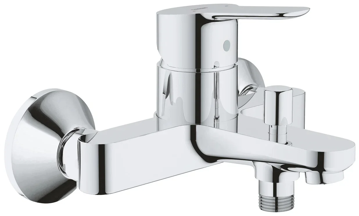 Смеситель для ванны GROHE BauEdge 23334000 с изливом хром | Строительство и ремонт