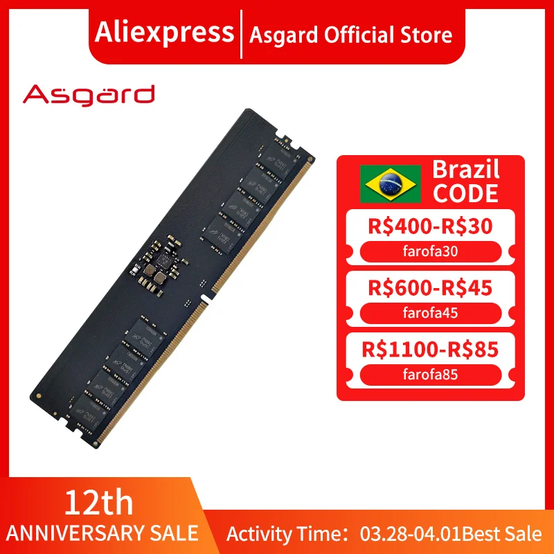Asgard DDR5-4800 Память ОЗУ 16 ГБ 8 X2 4800 МГц DDR5 серии L1 и T3 ddr5 1 в память для ПК | Компьютеры