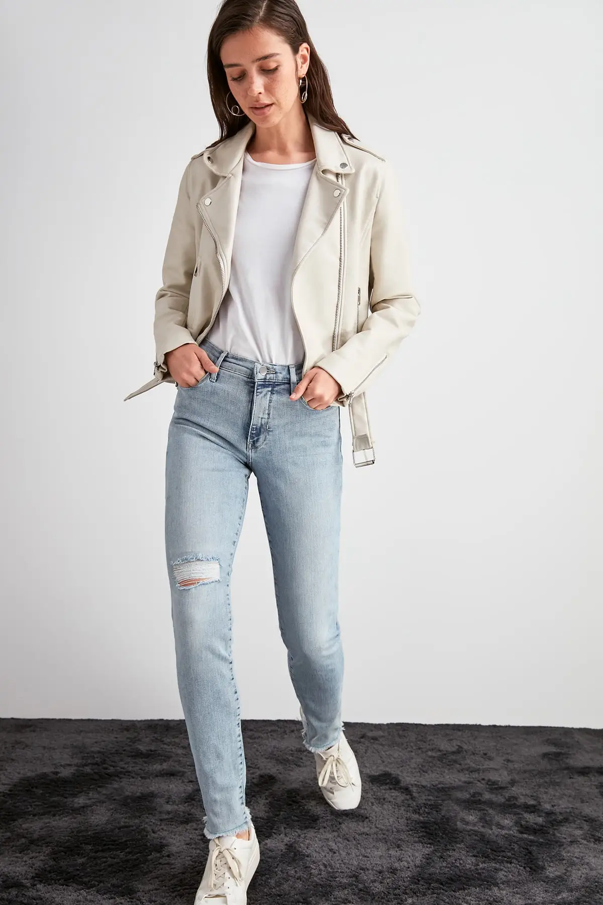 Облегающие джинсы с нормальной талией TWOAW20JE0469