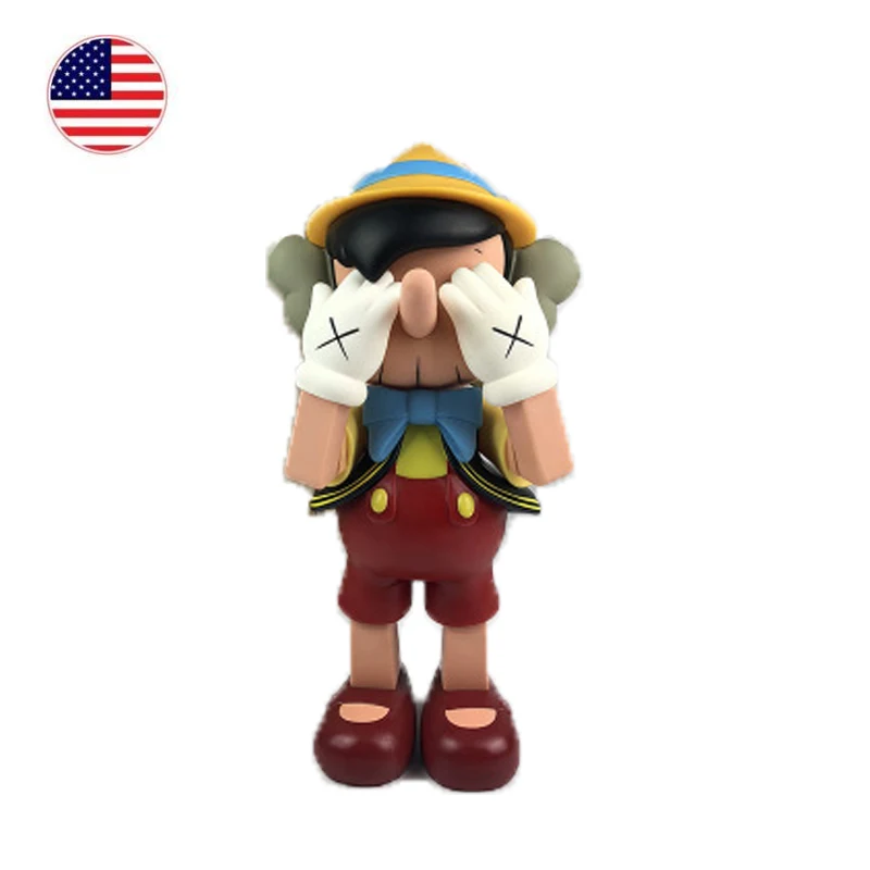 

KAW Original Fake&Pinocchio Joint Name 43cm Models 1:1 With Box Withs Anti-Counterfeiting Mark Collection Toy Figure