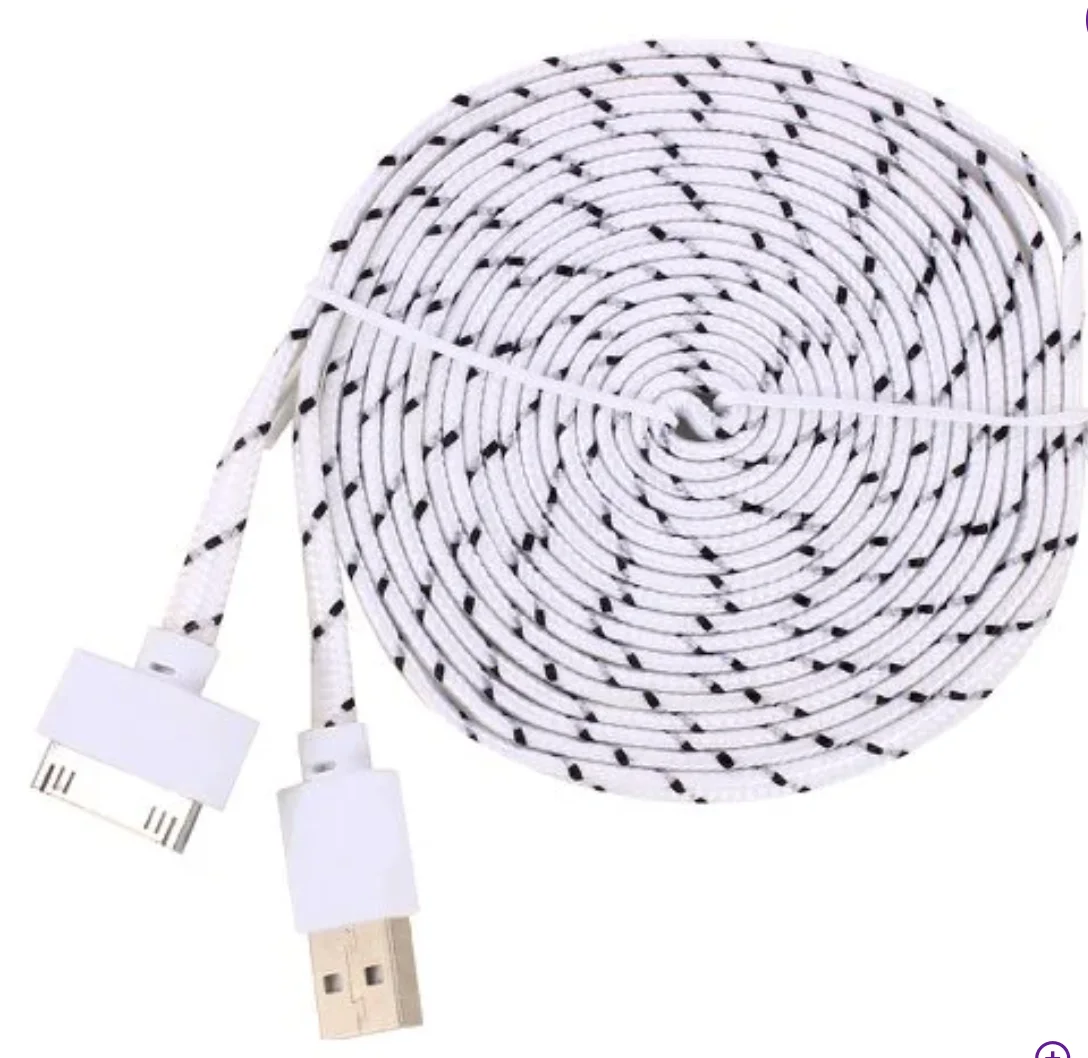 

Cabo USB Para Produtos Apple Antigos 3 Metros - iPhone 4/4s iPad 1