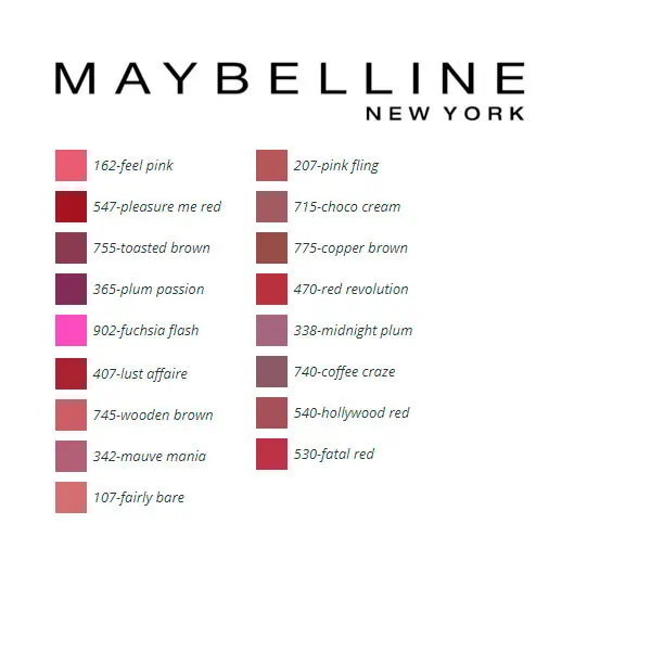 Помада цвет сенсационный Maybelline |