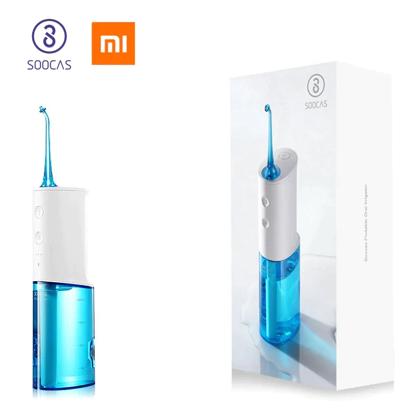Беспроводной ирригатор Xiaomi Soocas W3 ( голубой) водонепроницаемость PX7 Источник