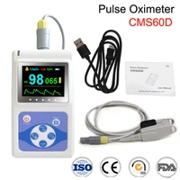 ce contec handheld pulse oximeter neonate child adult veterinary spo2 pr meter usb color screen protable heart rate monitor