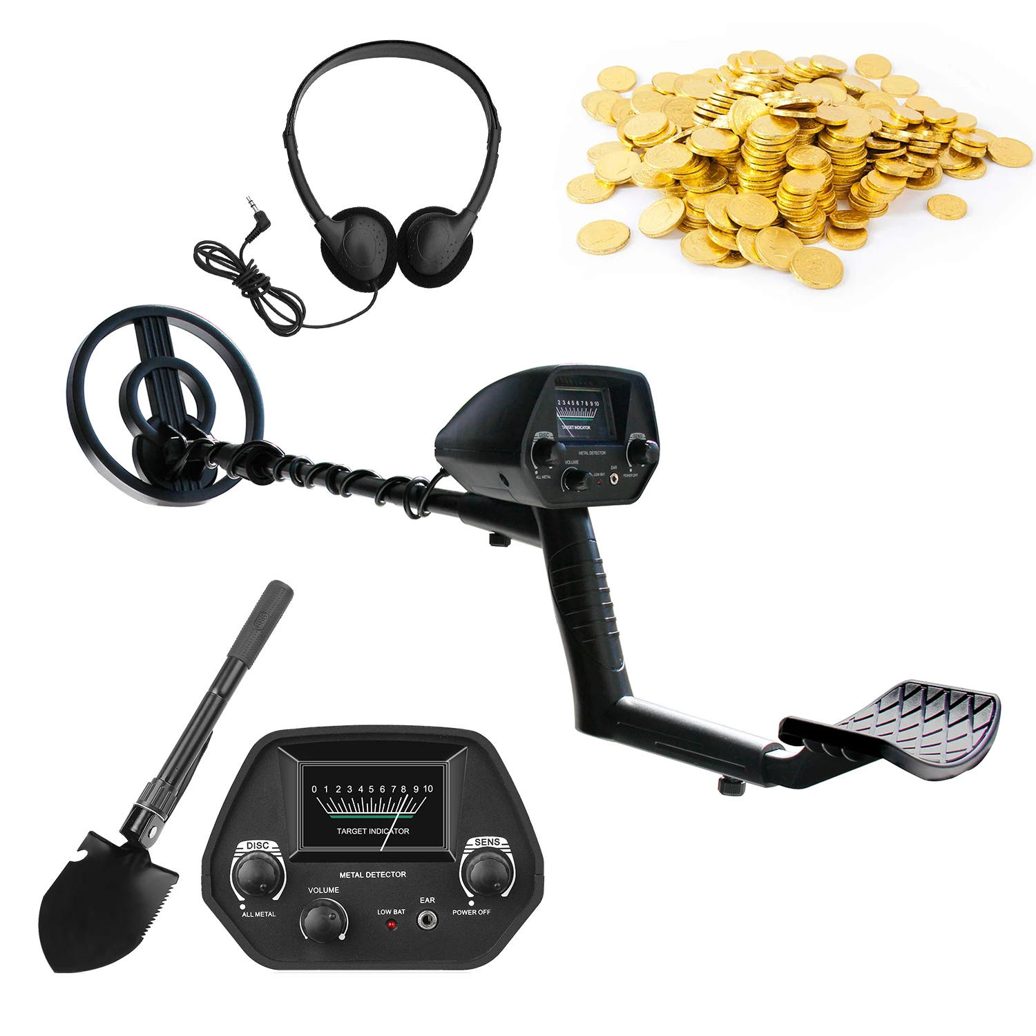 GTX5030 Underground Metal Detector Finder Gold Treasure Hunter Digger for Beginner Children Student | Инструменты