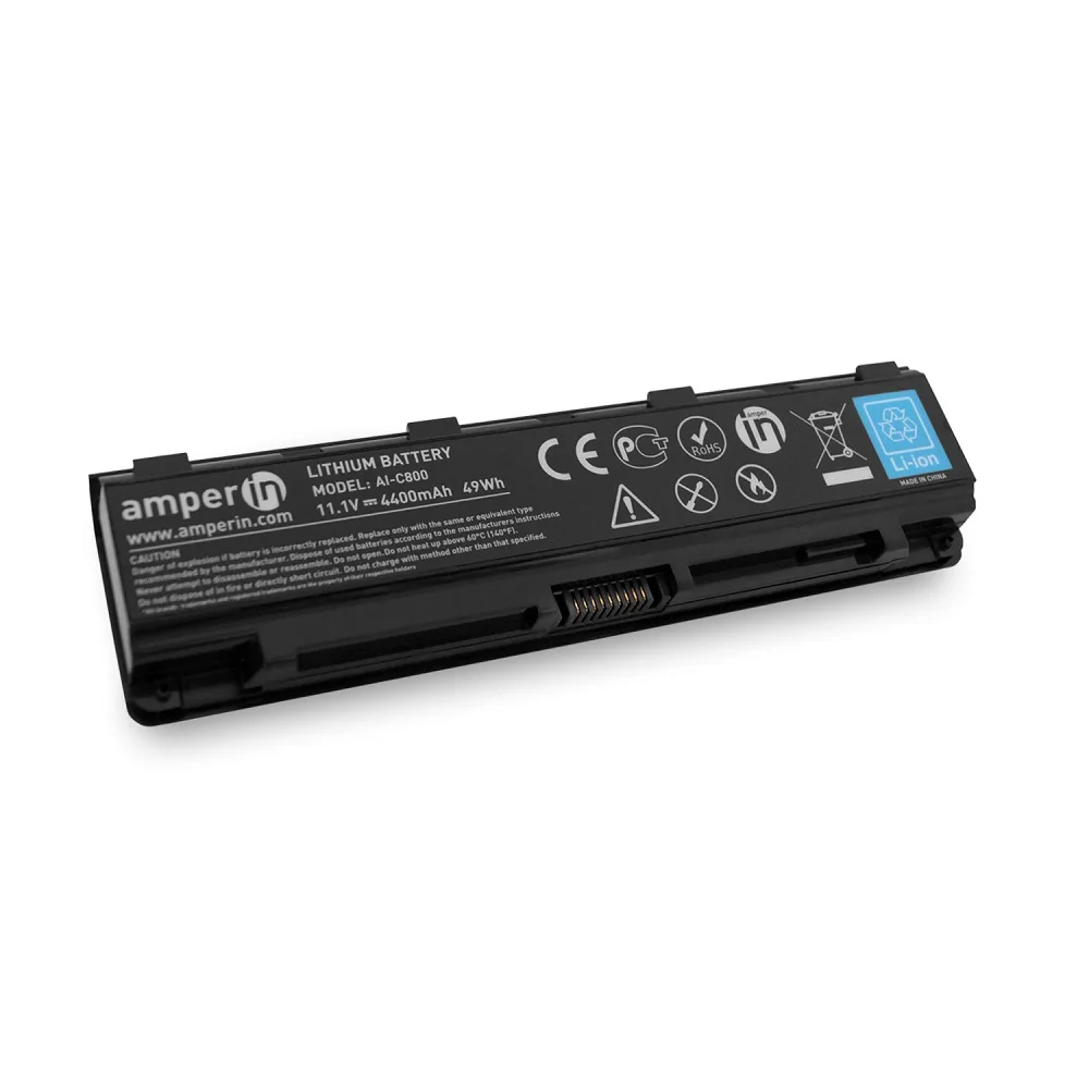 Аккумуляторная батарея Amperin для ноутбука Toshiba Satellite C800 11.1V 4400mAh (49Wh) AI-C800 |