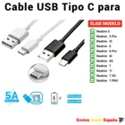 Тип USB-C кабель для Realme 5 5I 6 6I 6S 7 7i 5G Pro. Быстрая зарядка и мобильные данные: 1 м, 2 м.