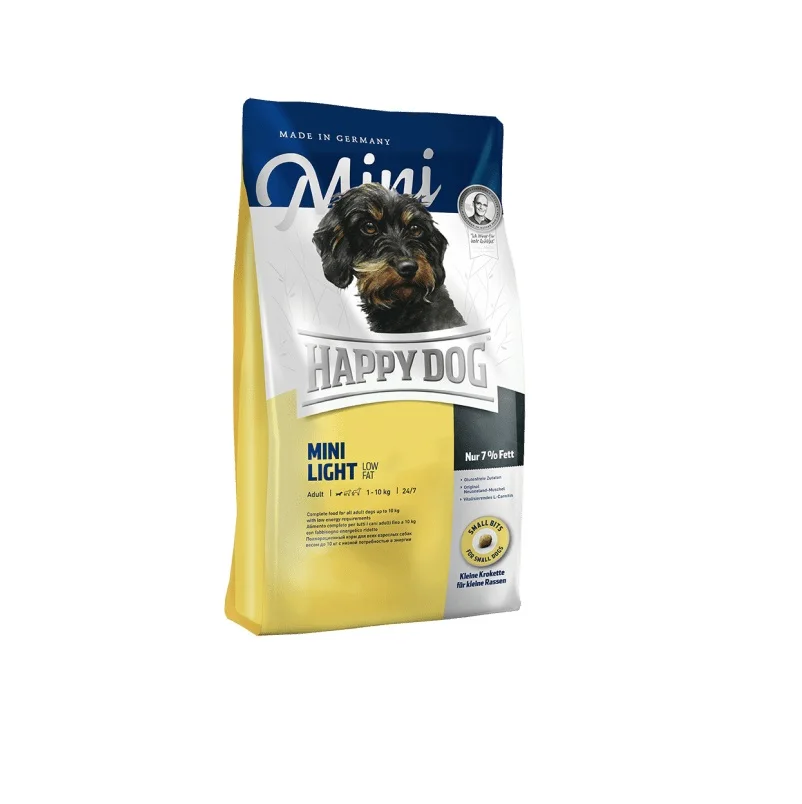 Сухой Корм Happy Dog Adult Mini Light для собак склонных к избыточному весу 4 кг|Сухой корм