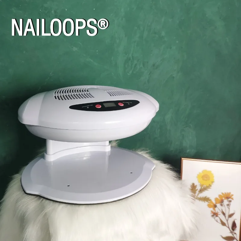 

Warm Cool Nail Varnish Dryer NAILOOPS Blower Sensor Both Hands Salon Art Polish Breeze Air Fan for Nail Polish