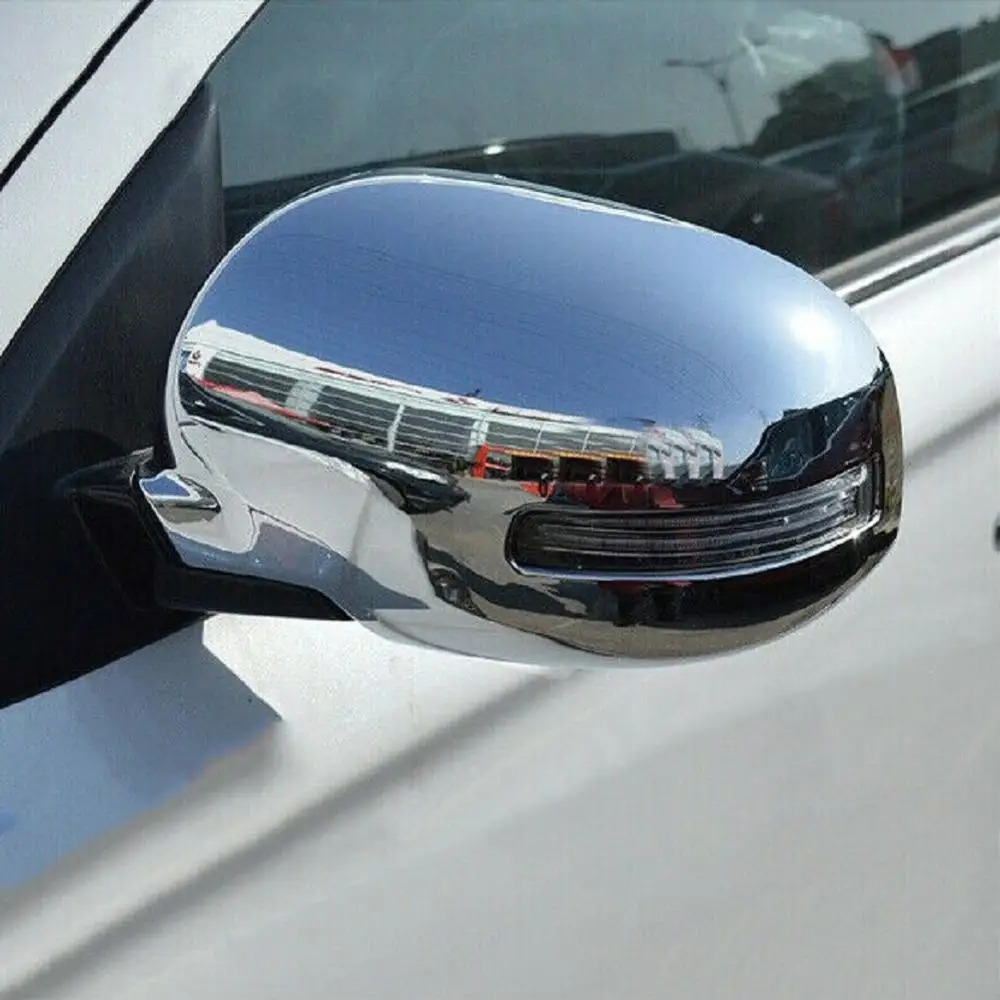 Хромированный боковой зеркальный чехол с вырезом поворота для Mitsubishi Outlander 13-19