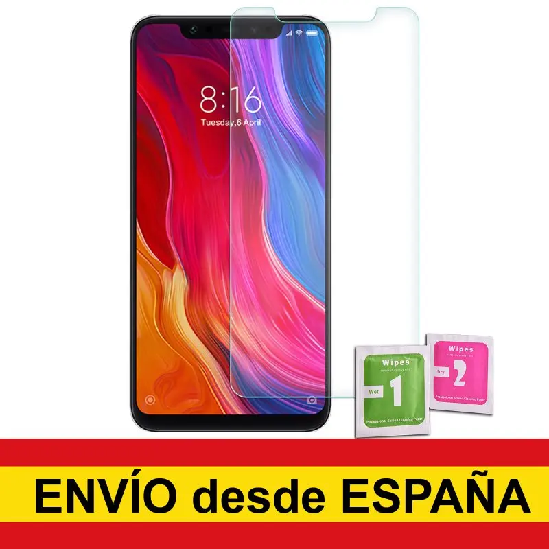 Закаленное стекло для защиты экрана XIAOMI MI/8/MI 8 PRO Премиум качество 9H 0 33 мм |