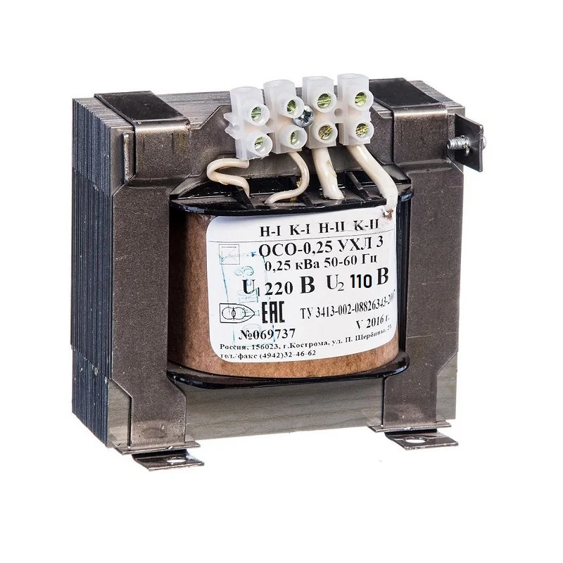 Как подключить трансформатор ОСМ 1