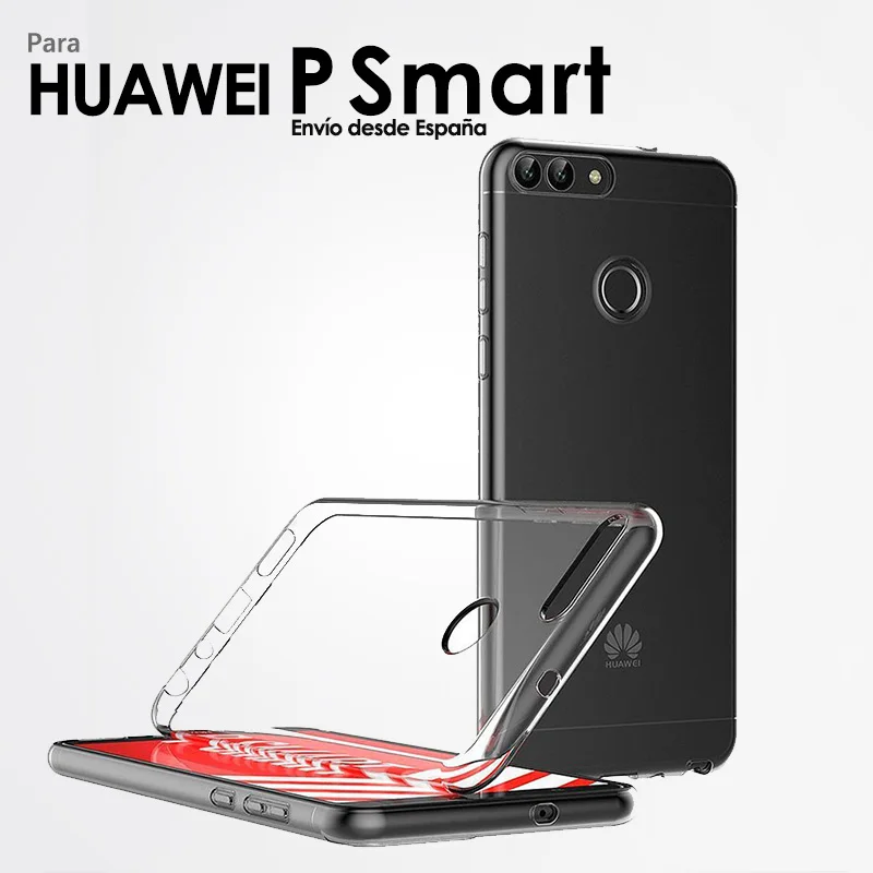 Чехол-накладка для Huawei P Smart силиконовый прозрачный ультратонкий | Мобильные
