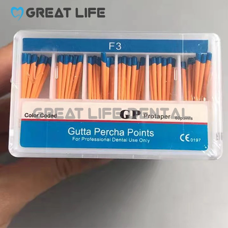 

10 box/lot Dental Gutta Percha Points F1 F2 F3 F4 F5 Dental Material Supplier Gapadent Gutta Percha Points Gutta Percha Points