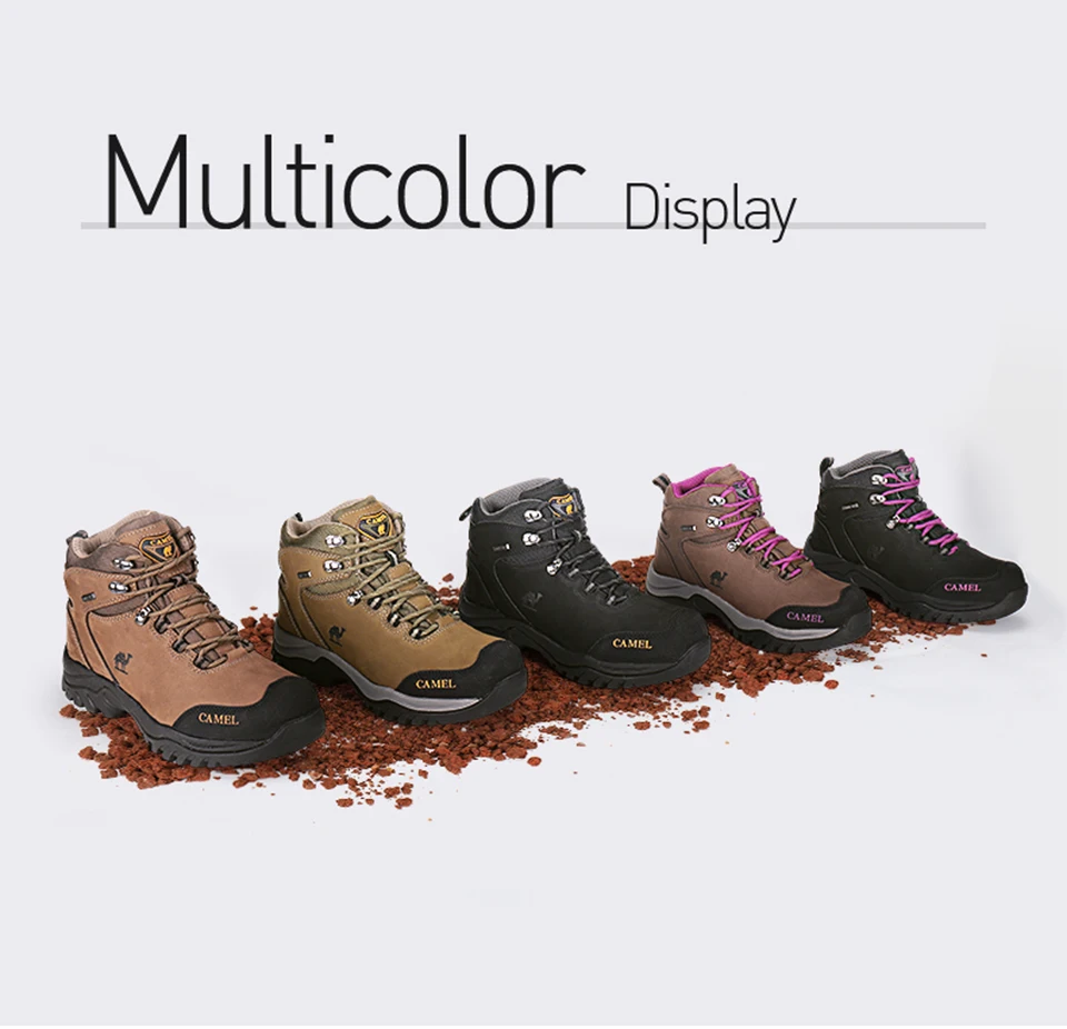 Golden Camel Men Shoes High Top Hiking Shoes Anti-Slip Sneakers Outdoor Trekking Shoes For Men Tactical Military Boots for Men