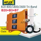 Ретранслятор 4g B20 800 1800 2600 МГц gsm усилитель сигнала LTE DCS 2G 3G 4G трехдиапазонный gsm усилитель сотового сигнала GSM