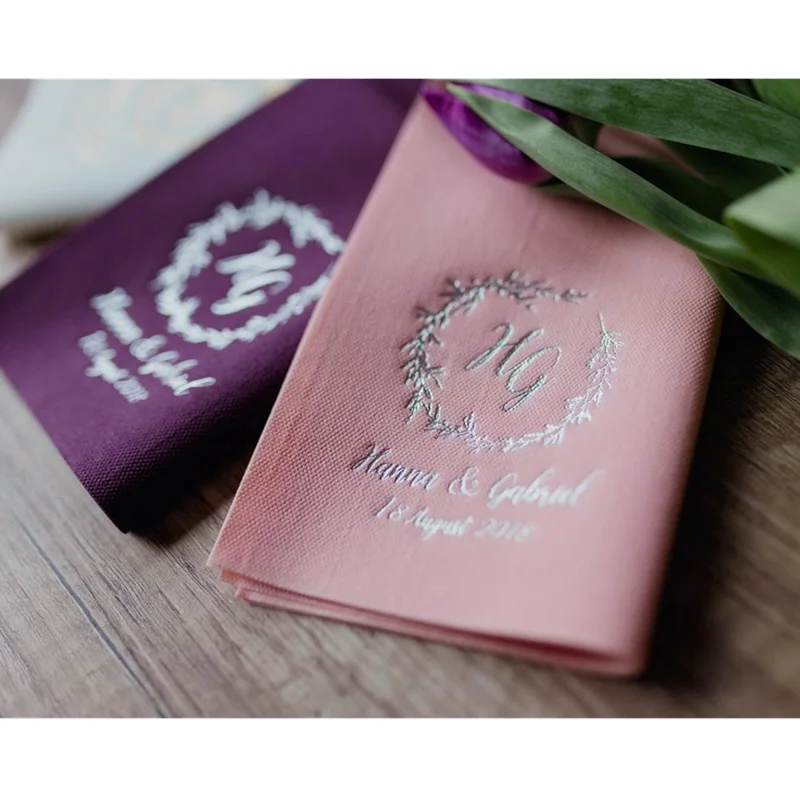 

Personalized napkins, DINNER, Servietten mit Namen, Bedruckte Servietten, Hochzeit, Custom Napkins, Wedding napkins