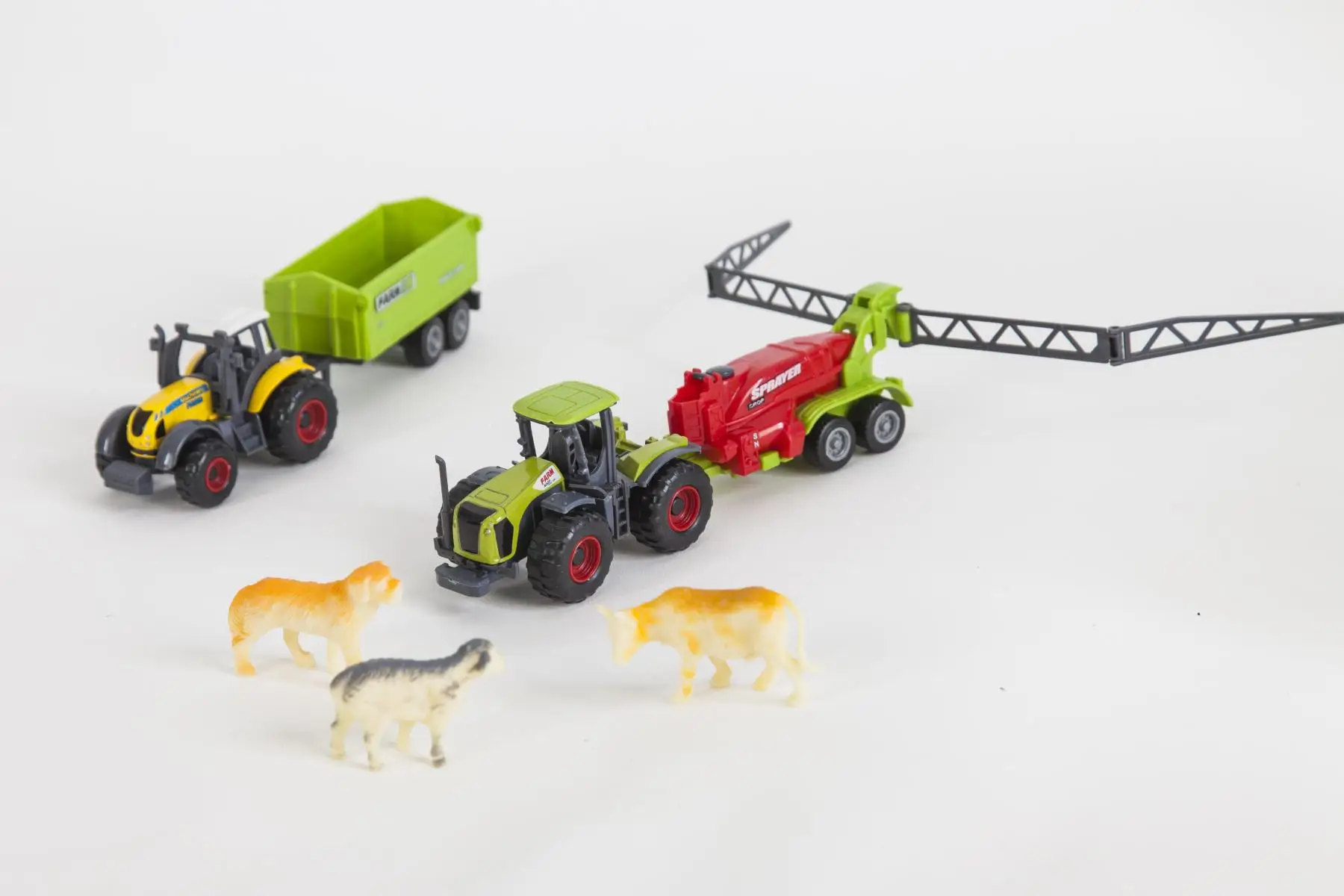 

Tractor Farming Kit Tiny Animals Business Farm Designer Building Construction Toys Set Educational Toys For Children Gift