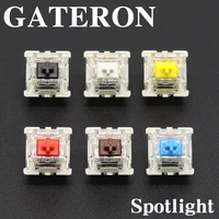 gateron new pro2 0 switches smd rgb linear tactile lube mechanical switch 3pin spotlight prelubricated for mechanical keyboard