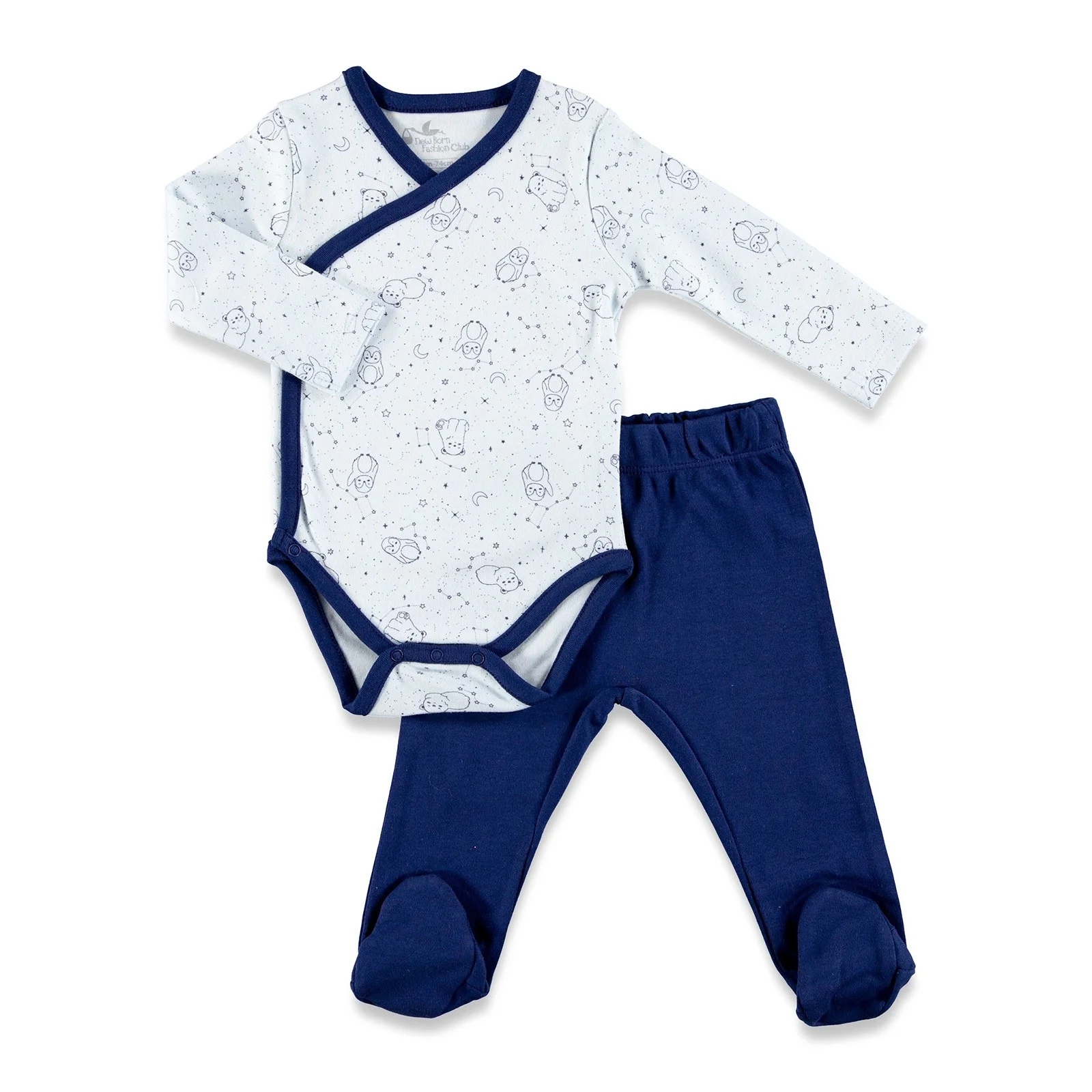 Ebebek/модные Клубные полярное приключение для новорожденных Детские Боди штаны