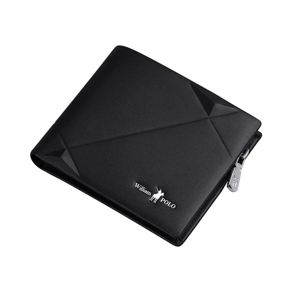 

William Polo Italian Genuine Leather Men's Wallet Card Holder High Quality for Men Carteira Masculina Кошелек Мужской