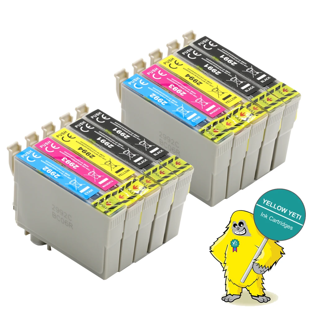 Чернильный картридж 29XL для принтера EPSON T2991 T2994 XP255 XP257 XP332 XP352 XP432 XP455 XP 255 257 332 352 432 10