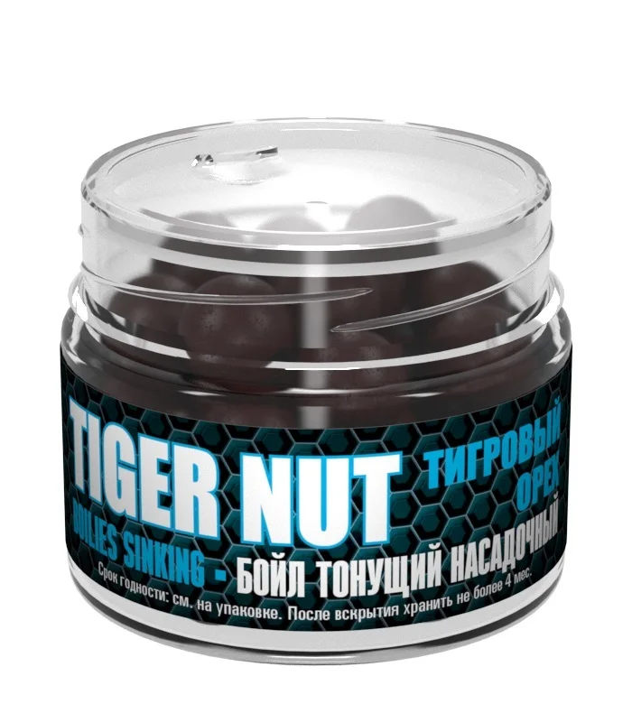 Бойлы насадочные тонущие Sonik Baits TIGER NUT 14мм 90мл (Орех тигровый) | Спорт и развлечения