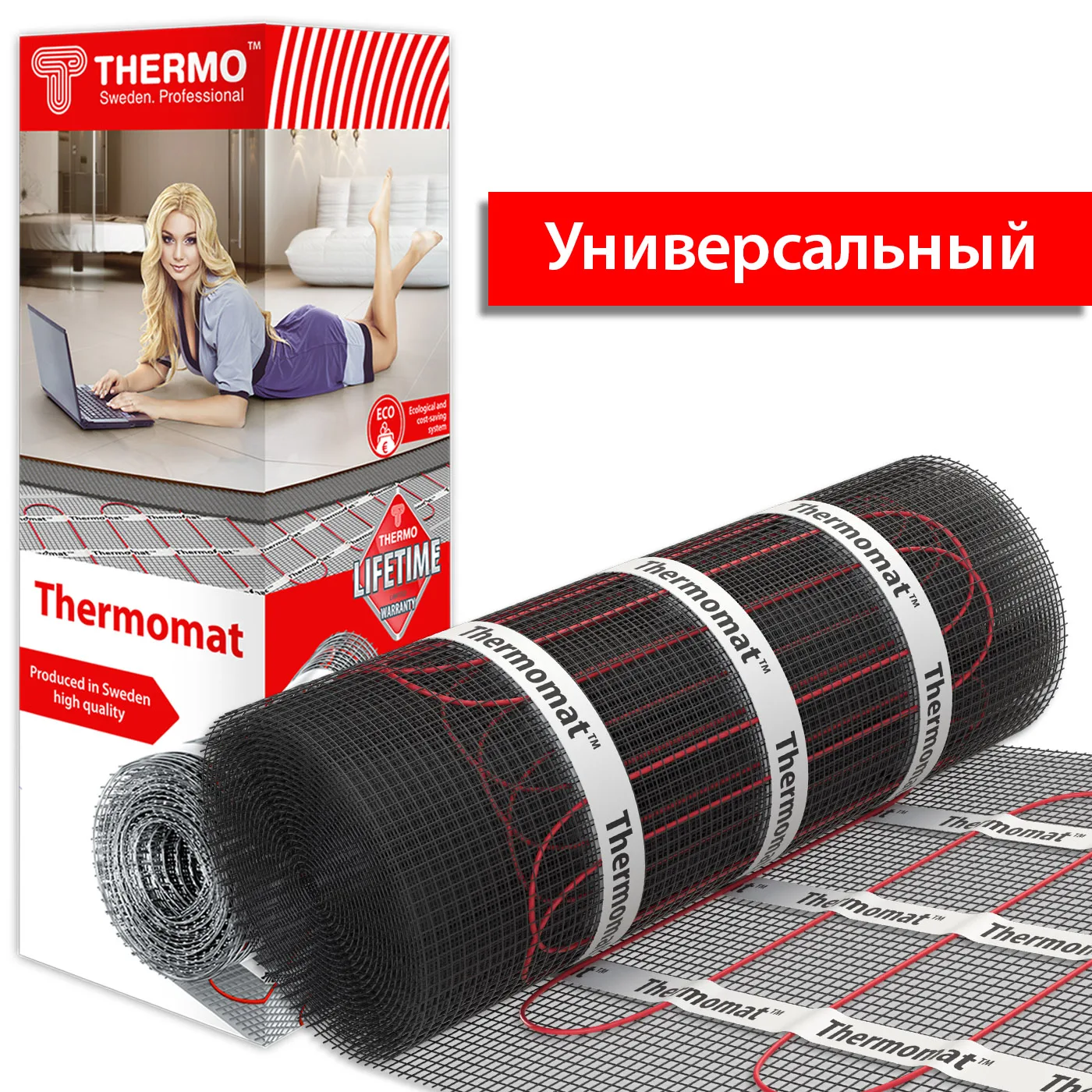 Нагревательный мат Thermomat TVK-180 0.5м2 | Строительство и ремонт