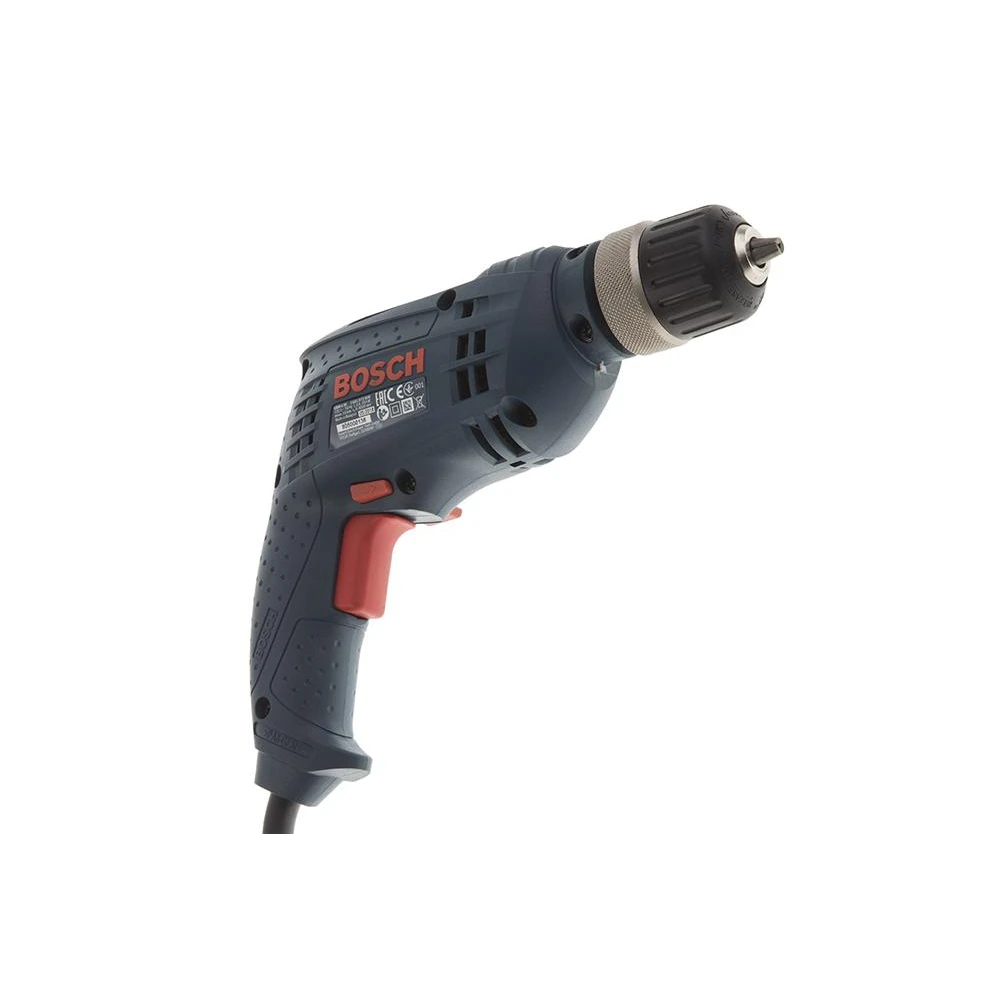 Дрель электрическая Bosch GBM 6 RE (600) (Мощность 350 Вт 4000 об/мин реверс быстрозажимной
