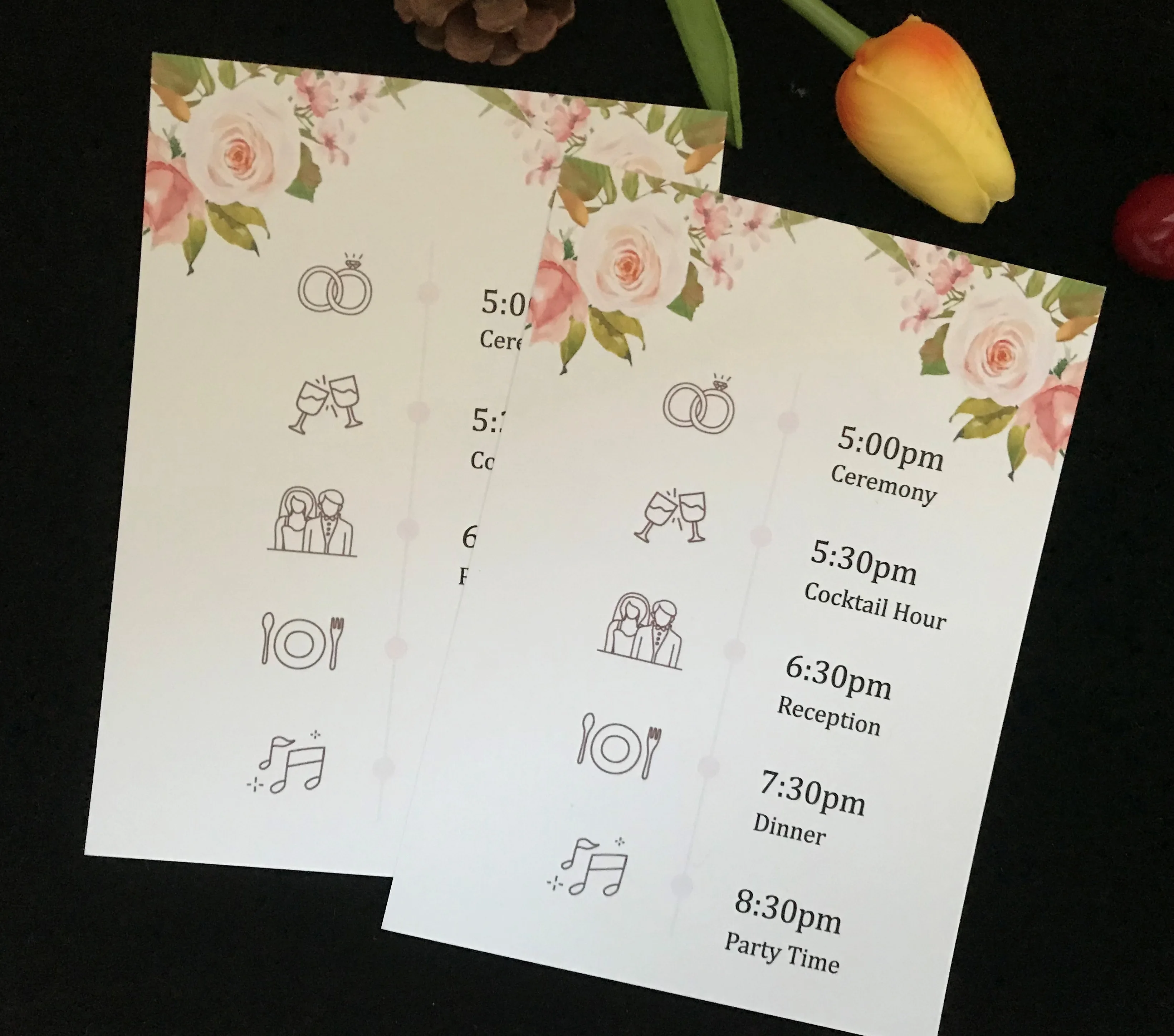 Свадебные приглашения из Жемчужной бумаги на заказ 25 шт. печатные свадебные меню