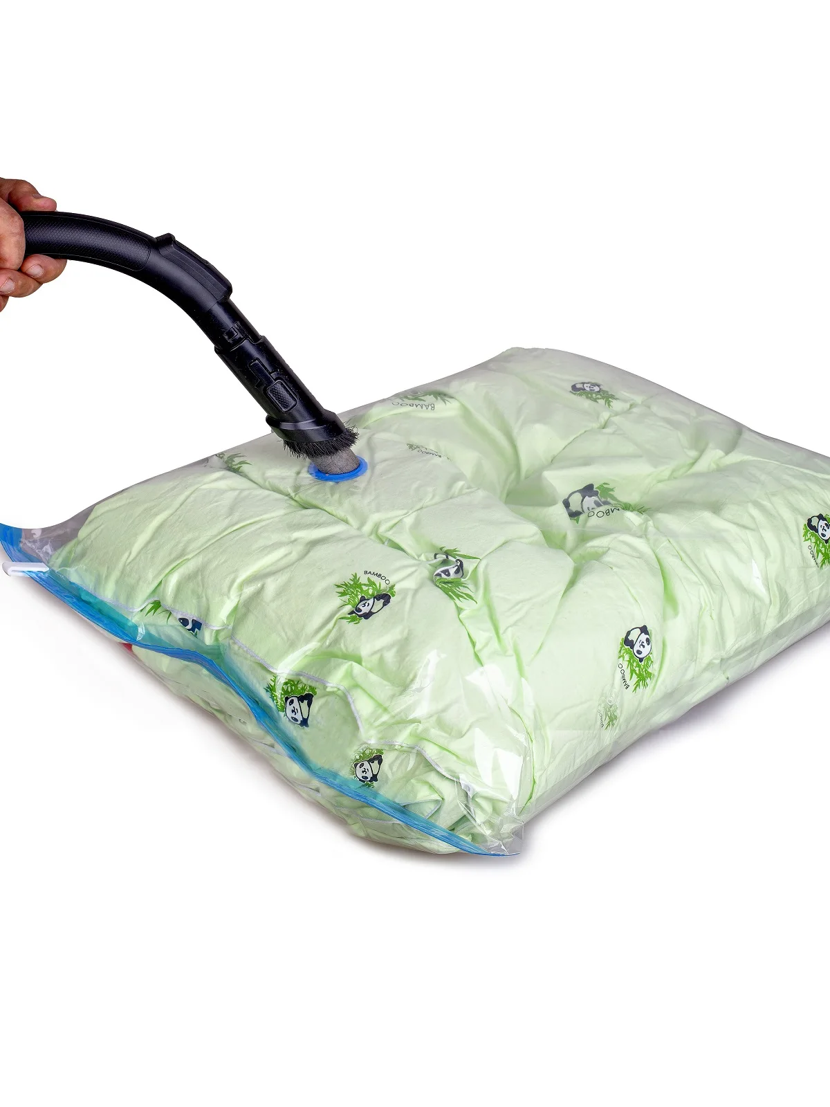 Вакуумный пакет для хранения вещей и одежды 60x80 см / многоразовый с клапаном от