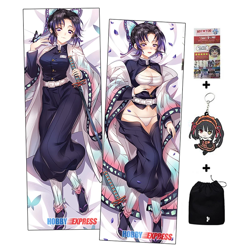Хобби Express Кочо Shinobu Kimetsu без Yaiba Dakimakura японский отаку Waifu обниматься тела Чехол H4026