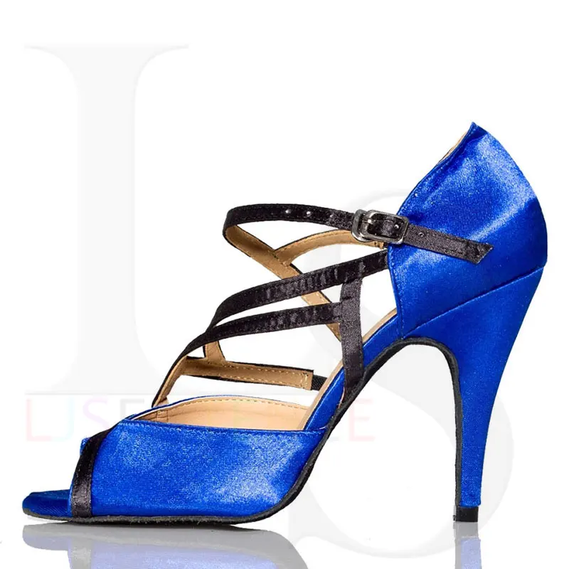 Hot-selling!!! Colorful Satin Women`s Classical Heel High Heels Latin Dance Shoes Legend Sexy Salsa L008 | Спорт и развлечения