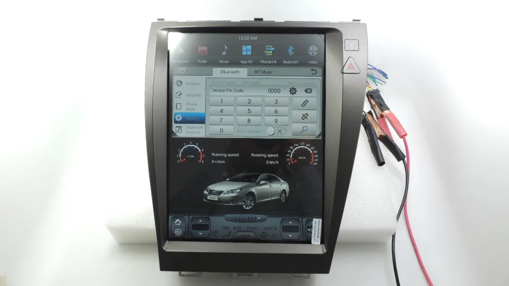"YOKOTRON" 10," Telsa стиль сенсорный Android 6,0 Автомагнитола RDS для Lexus ES300 ES350 2010-2013+ gps LHD ТОЛЬКО