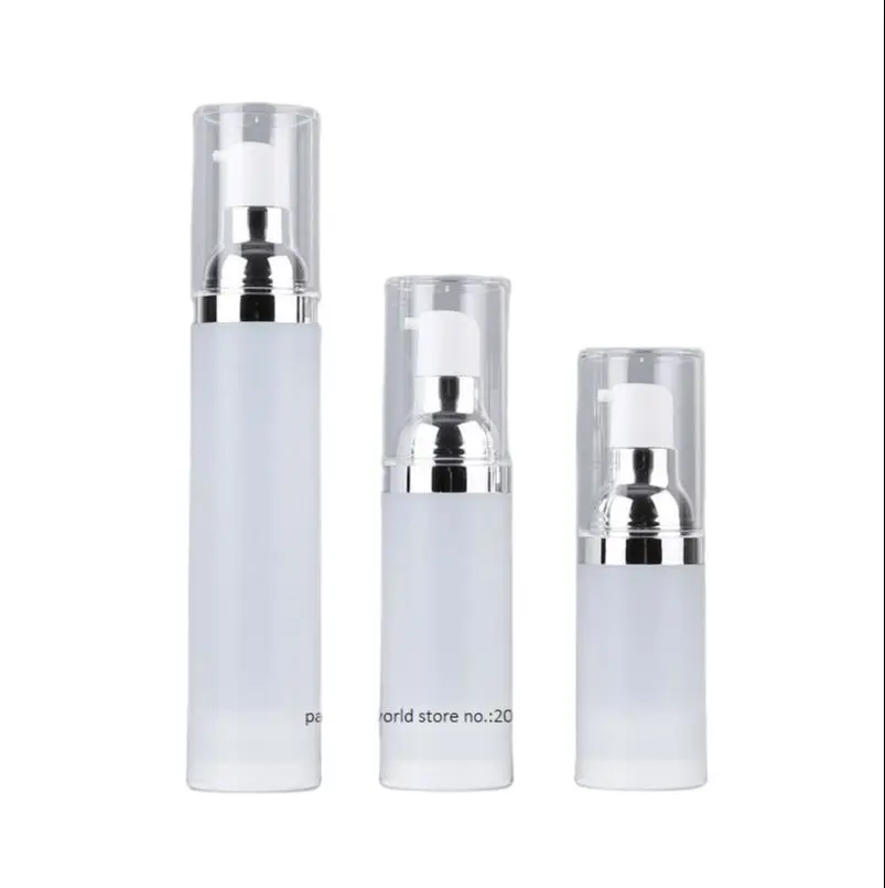 Матовая безвоздушная бутылка 50 мл сыворотка/лосьон/эмульсия/Жидкая основа для