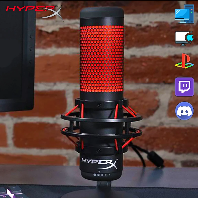 Mikrofon Game HyperX Quadcast S RGB 